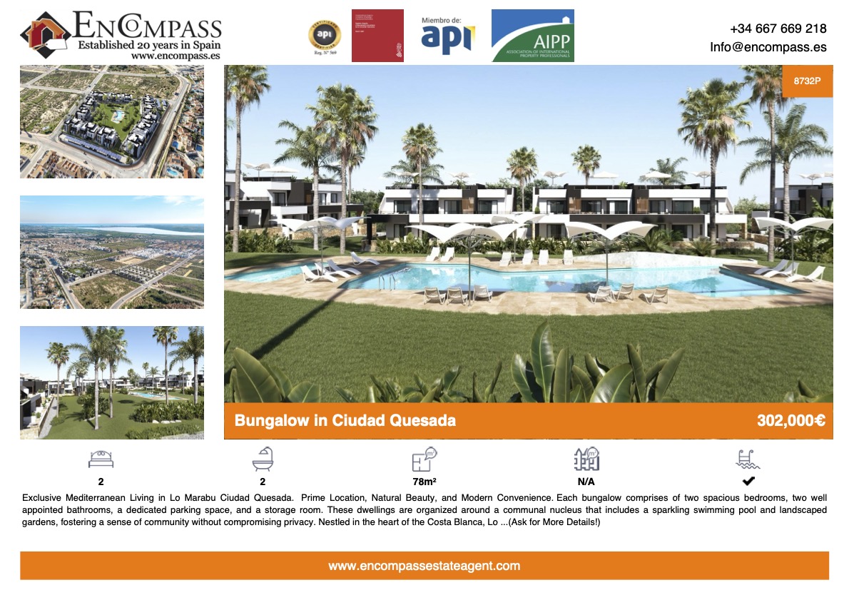 Property for sale in Ciudad Quesada Ref: 8732