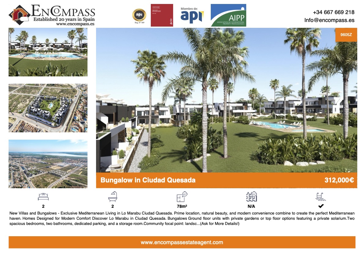 Property for sale in Ciudad Quesada 9605