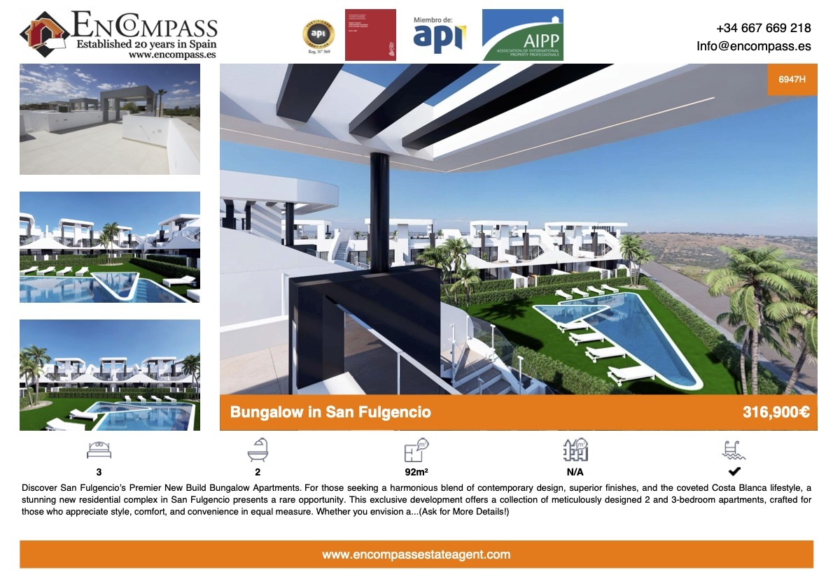 Property for sale in San Flugencio, Village of San Flugencio