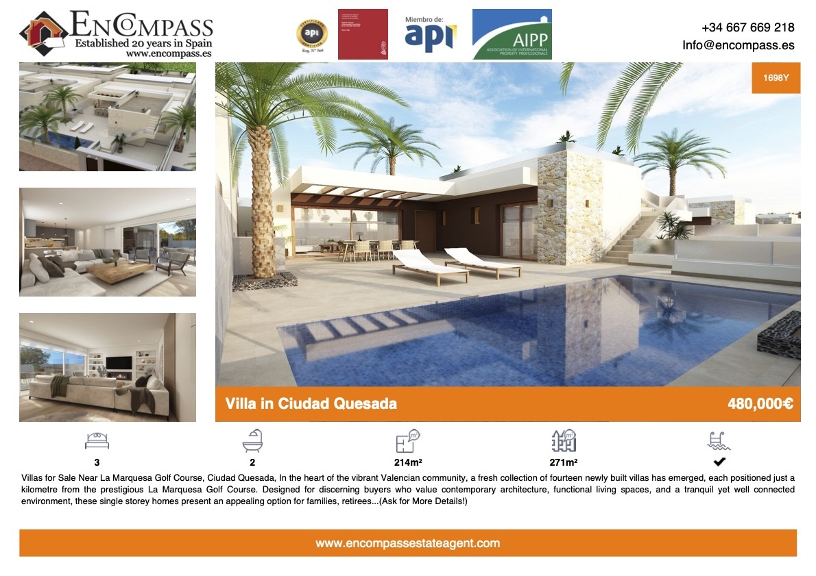 Villa for sale in Ciudad Quesada