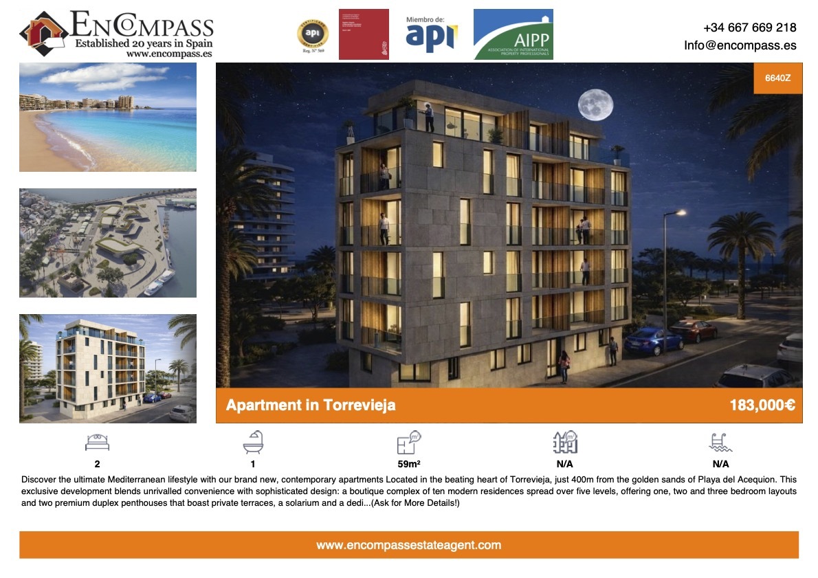 New Property for sale in Torrevieja New Property for sale in Torrevieja